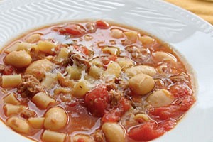 A Nice Soup for Fall: Sausage & Bean