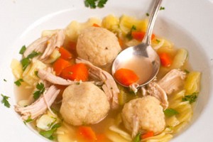 Homemade Matzoh Ball Soup