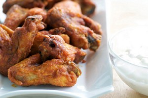 Buffalo Wings with Blue Cheese Dressing