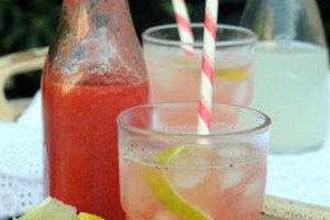 Homemade Strawberry Limeade Soda