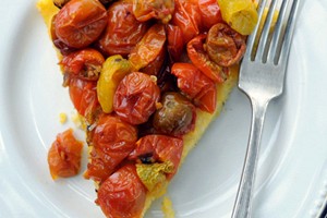 Tomato & Polenta Pie